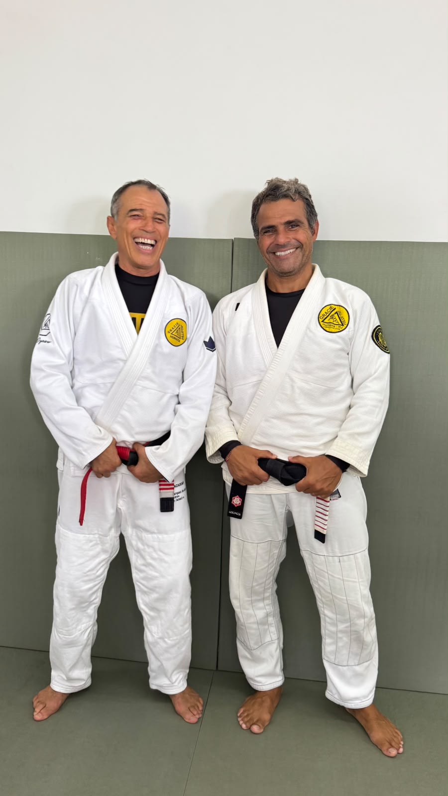 Bruno Panno with Master Royler Gracie